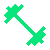 gym hand weight symbol